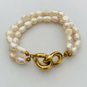 Bracelet en perle avec fermoir