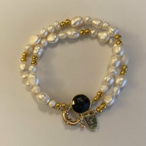 Bracelet en perle et pierre